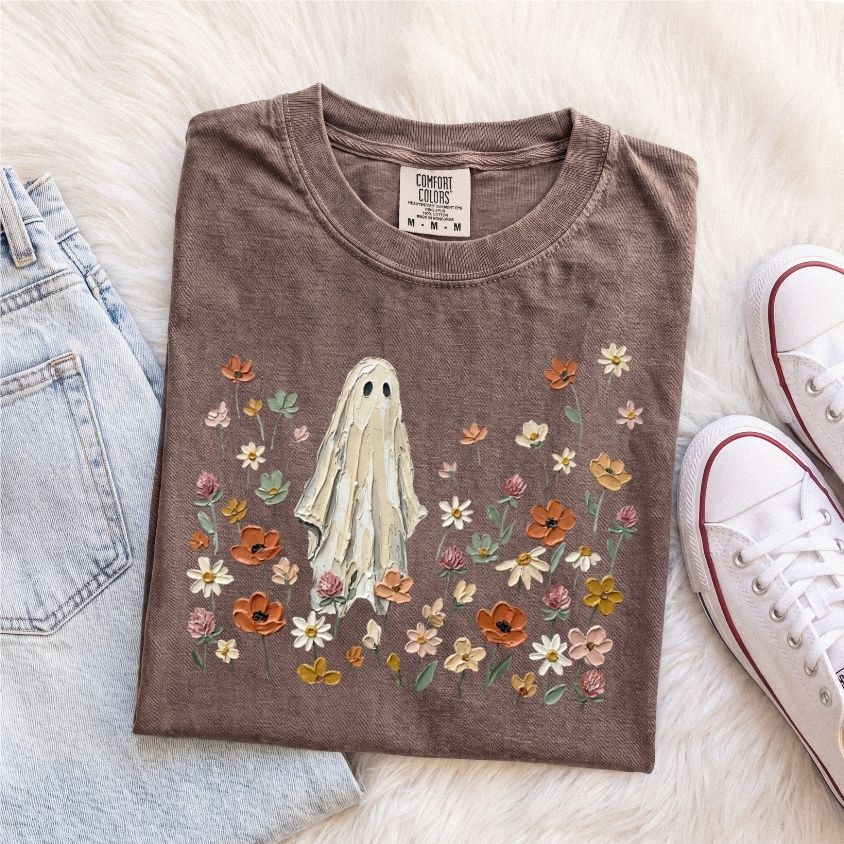 GHOST FLOWERS TEE